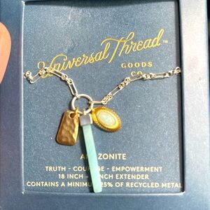 ⭐ Amazonite Charm Necklace 🥰